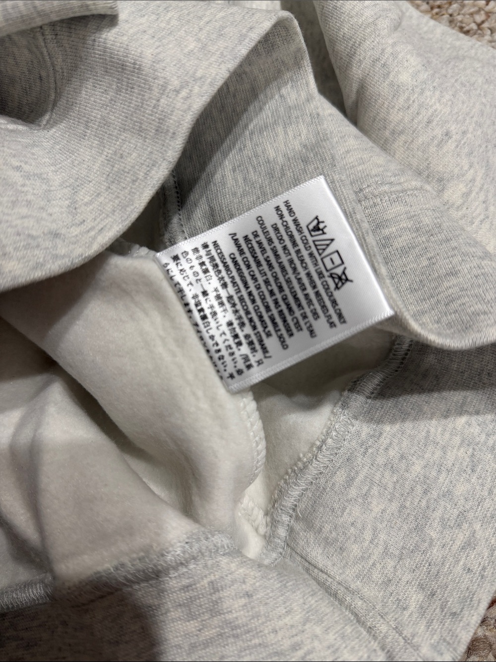 Essentials Gray Hoodie size XS - Picture 8 of 8